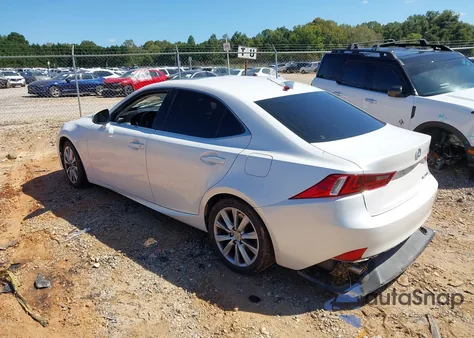 2016 Lexus Is 200T из США, поврежденный, VIN JTHBA1D21G5010362